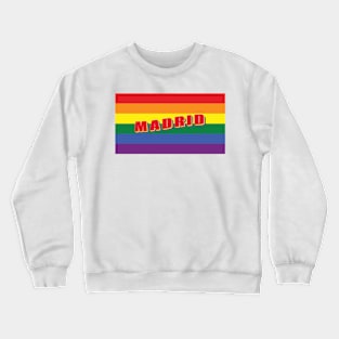 Madrid Pride: Celebrate Love, Equality and Diversity Crewneck Sweatshirt